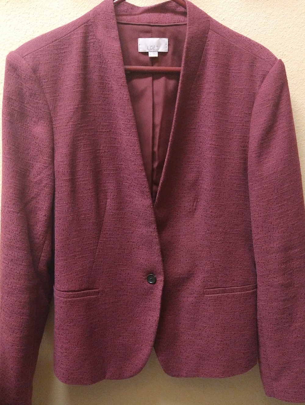 LOFT Women's Maroon Jacket